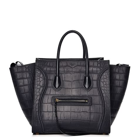 celine phantom luggage steel blue